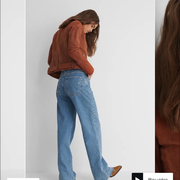 Suede Biker Jacket NA-KD - Picture 3 of 6